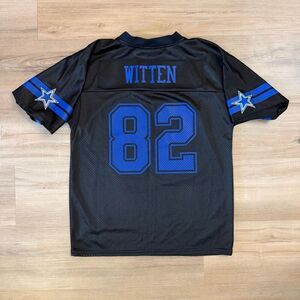 Dallas Cowboys Women’s Jason Witten Black & Blue Football Jersey Size Large Y2K